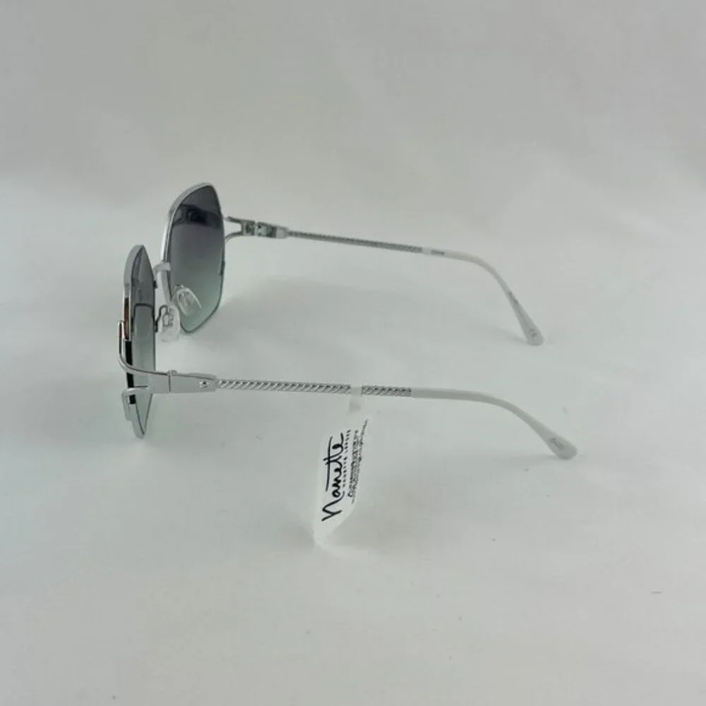 Nanette Sunglasses Silver White - Picture 3 of 5